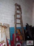 Wooden step ladder