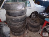 Lot of wheels and tires