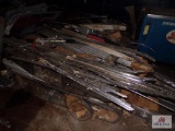 Large lot of misc vehicle trim, bed rails etc