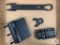 [825] AR Tool Lot: Wrenches, Reaction Block, BEV Block