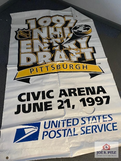 NHL entry draft Pittsburg Penguins banner