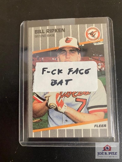 Bill Ripken F Face bat card