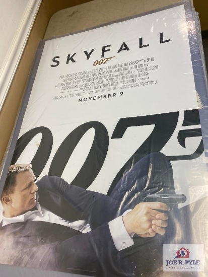 Sky Fall James Bond movie poster