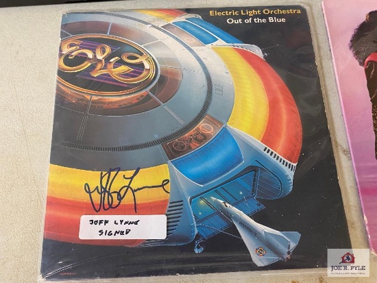 Elo autographed album signed by Jeff Lynne