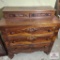 Victorian empire chest of drawers approx. 46 inches tall X 42 inches wide