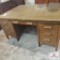 Oak partners desk approx. 48 inches wide by 41 inches tall MUST BRING HELP TO LOAD AND DISSAMBLE