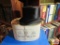 Vintage top hat with hat box, Dunlap & Company