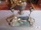 Silver Plate Wine Chiller, Golbets, and Cheese Tray