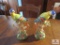 Andrea by Sadek 2 tropical bird figurines