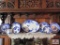 Blue and white dishes