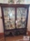 China cabinet approx. 69 inches tall by 49 inches wide