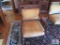 Wood and upholstered chair