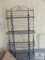 Four shelf bakers rack approx. 80 x 41 inches