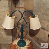 Green double sided lamp