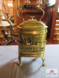 Vintage Tea pot on warming stand