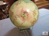 Bowl on stand marked J.P. over L France