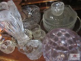 Assortment of glass dishes