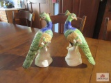 Chelsea House Peacock figurines made in Italy
