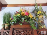 Artificial plants and floral arrangements