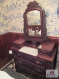 Vintage Chest of drawers with mirror