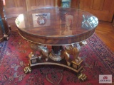 Maitland-Smith Round table with lion base