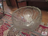 Punch bowl with glass ladle