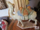 Ceramic camel approx. 12 inches tall