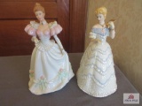 Two Lenox Lady Figures in ballgowns