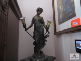 Maiden Lamp By A Moreau