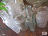 Assortment of vintage medicine bottles