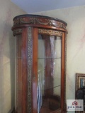 French Empire Style Curio Cabinet
