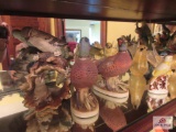 Decorative Birds on second shelf
