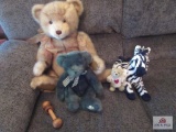 Stuffed Animals with baby rattle