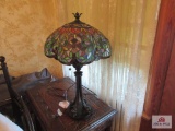 Tiffany style lamp, approx. 28 inches