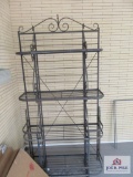 Four shelf bakers rack approx. 80 x 41 inches