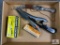[686] Two decorative knives + 2 folding blade knives