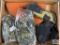 [739] Five nylon holsters + pistol case