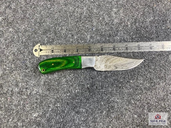 [663] Damascus Blade Hunter w/Sheath