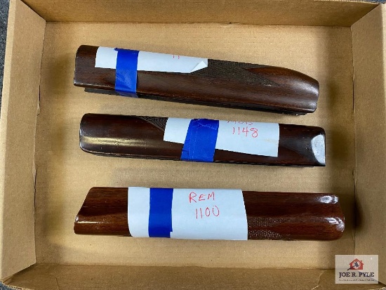 [711] Two Rem 1100 forearms, 1 Rem 1148 forearm