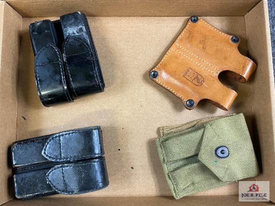 [740] Four 2-mag magazine holsters
