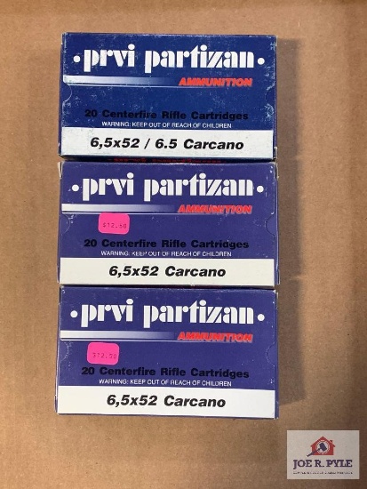 [644] Ammo Lot: 6,5x52 Carcano