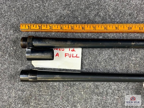 [772] Two Winchester shotgun barrels