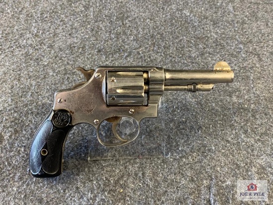 [414] Smith & Wesson DA Five Screw .32 Long | SN: 838