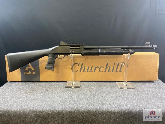 [27] AKKAR/EAA Churchill Model 612 Tactical Pump 12 ga | SN: 57-I21PT-1241