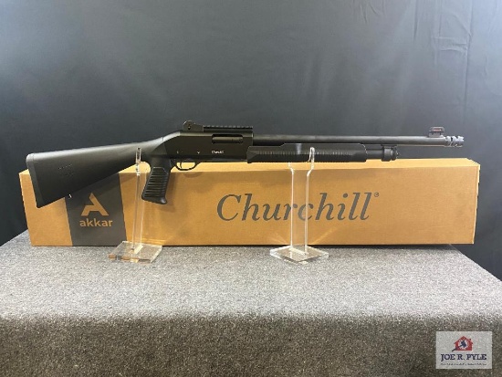 [28] AKKAR/EAA Churchill Model 612 Tactical Pump 12 ga | SN: 57-I21PT-1242