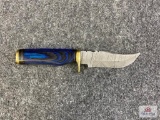 [658] Damascus Blade Hunter w/Sheath