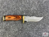 [659] Damascus Blade Hunter w/Sheath