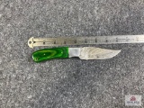 [663] Damascus Blade Hunter w/Sheath