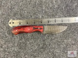 [680] Damascus Blade Hunter w/Sheath