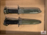 [681] Two M1 Carbine bayonets